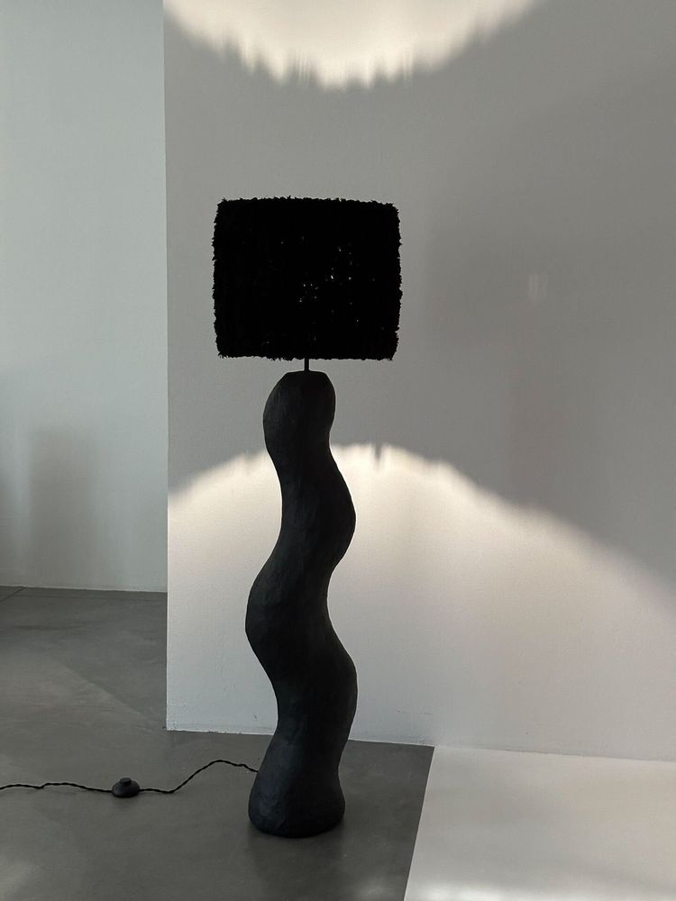 Floor lamps - Shadow Fringe – Sculptural Floor Lamp - PLETOSTUDIO