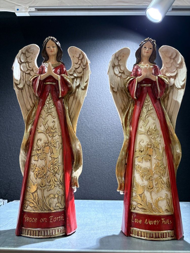 Crèches et santons - Figurine d'ange de Noël — La paix sur Terre - BLUE STAR B.V.