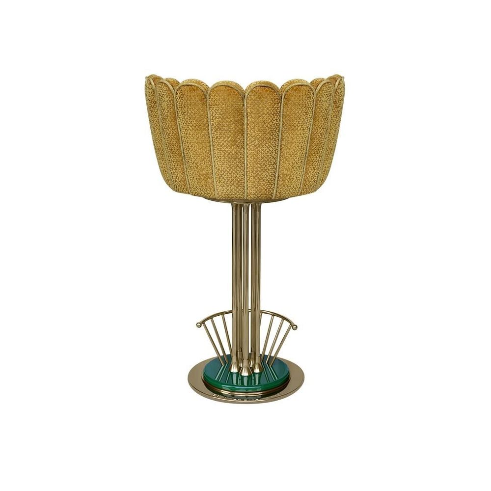 Tabourets - Tabouret de bar pivotant Angel fabriqué à la main au Portugal par Otti - OTTIU