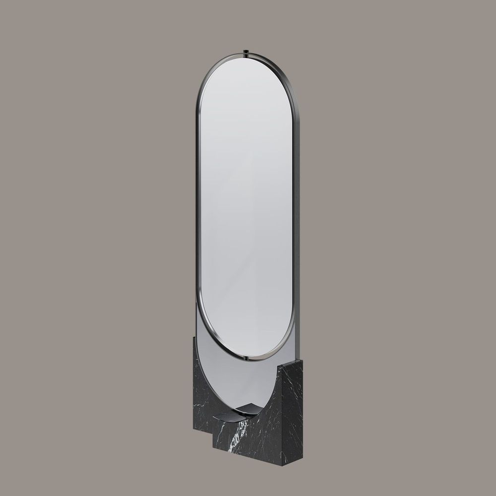 Mirrors - Hidden Floor Mirror Handmade in Portugal By Porus Studio - PORUS STUDIO