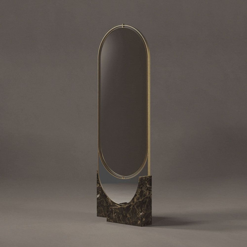 Mirrors - Hidden Floor Mirror Handmade in Portugal By Porus Studio - PORUS STUDIO