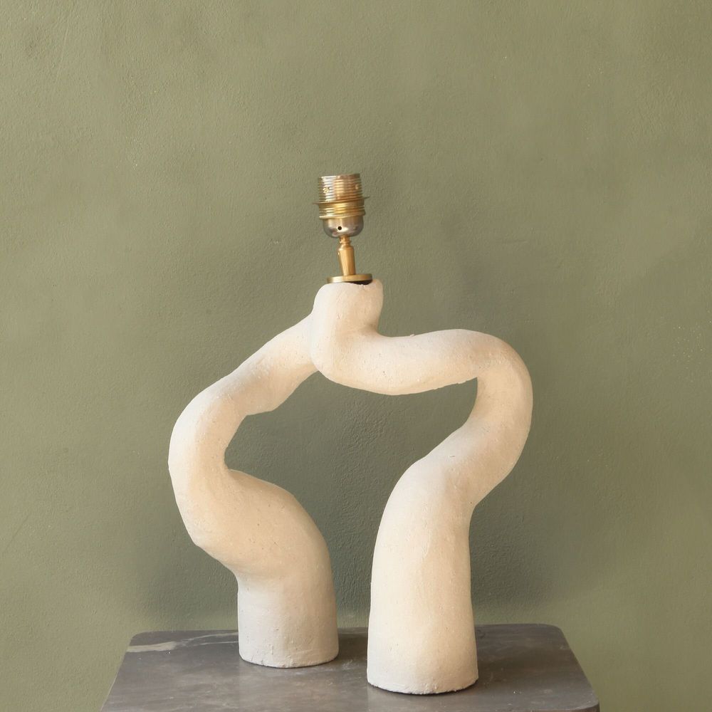 Table lamps - Two Swans a unique handmade ceramic table lamp - STUDIO WILD ORANGE