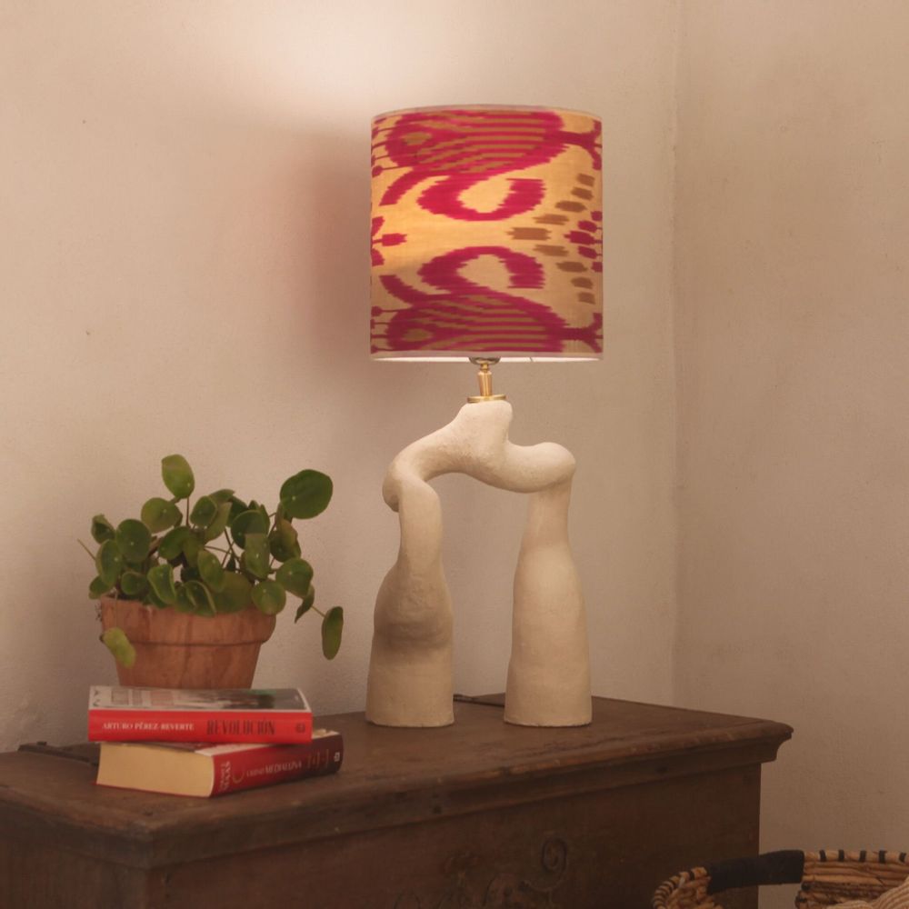 Table lamps - Two Swans a unique handmade ceramic table lamp - STUDIO WILD ORANGE