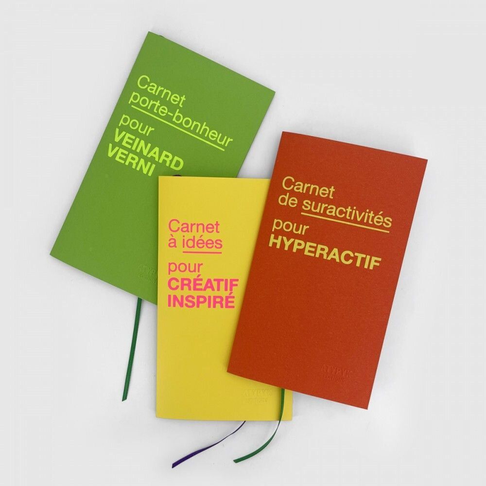 Papeterie bureau - CARNETS LES GOÛTS ET LES COULEURS - ATYPYK