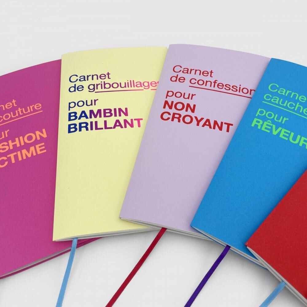 Papeterie bureau - CARNETS LES GOÛTS ET LES COULEURS - ATYPYK