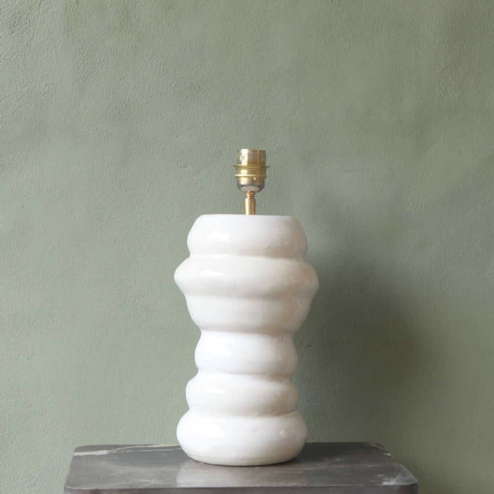 Lampes de table - Lampe de table en céramique artisanale Bubbles - STUDIO WILD ORANGE