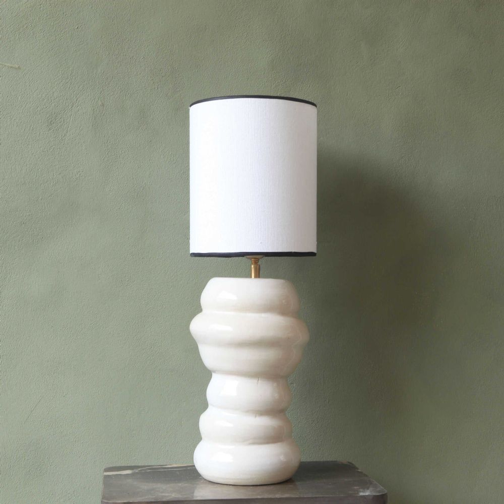 Lampes de table - Lampe de table en céramique artisanale Bubbles - STUDIO WILD ORANGE