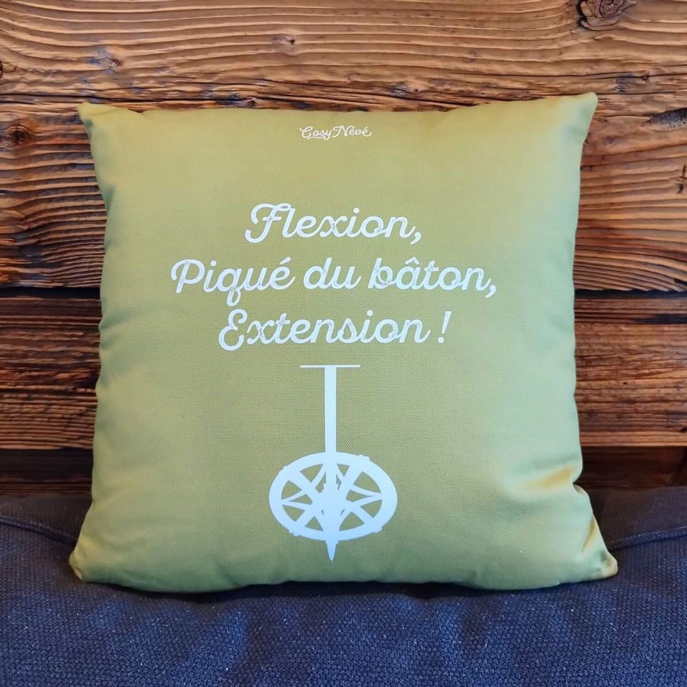 Fabric cushions - Pillow “Le Planté du Bâton - COSYNÉVÉ - MOUNTAIN POSTERS