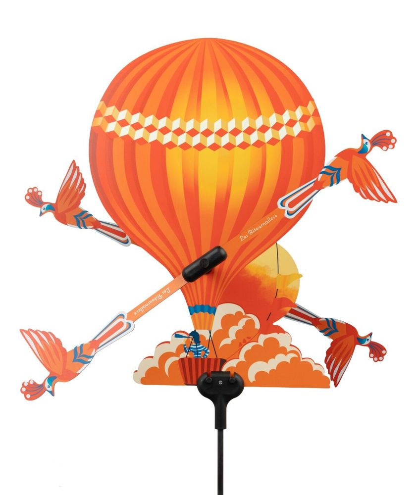 Outdoor decorative accessories - Alain Ballon weather vane - LES RITOURNAILES