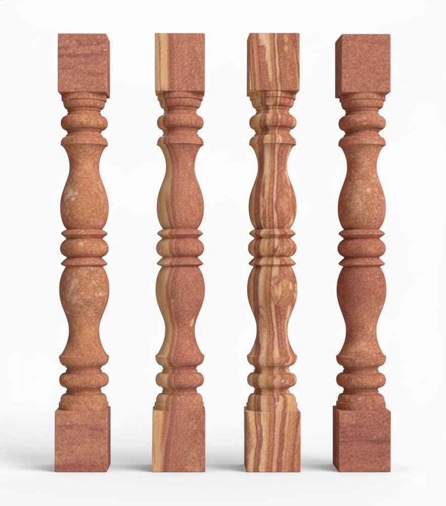 Vérandas - Balustres en grès jaune - SATCHA