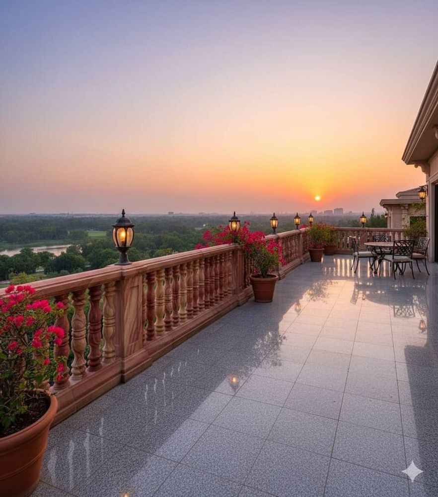 Vérandas - Balustres en grès jaune - SATCHA