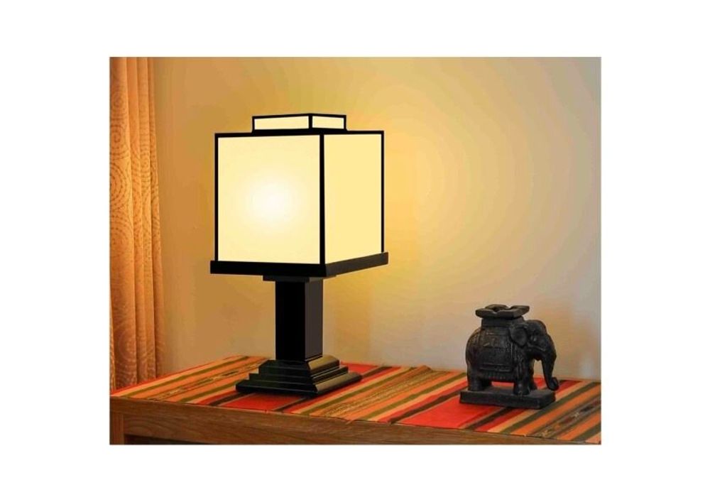 Table lamps - ENIGMA Lacquer Table Lamp - MAI HOME DECOR PTE LIMITED