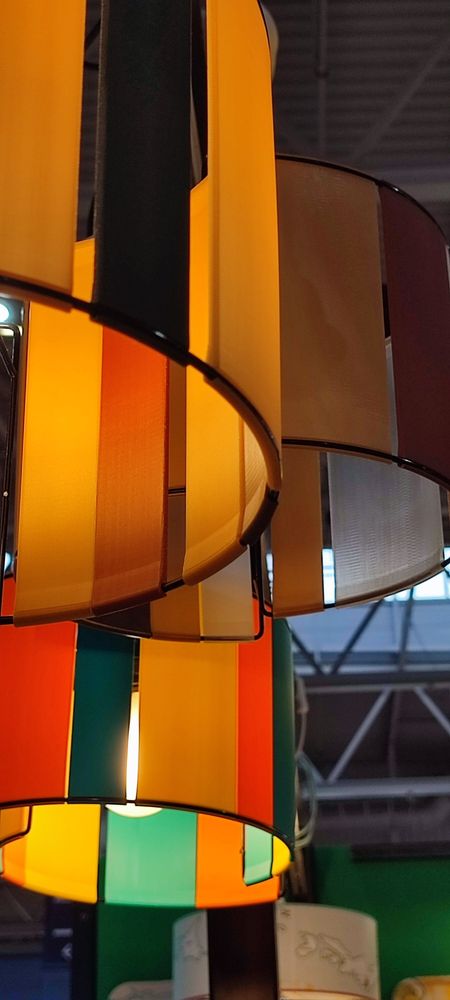 Decorative objects - FALL POP STRIPE LAMP - ZARALOBO