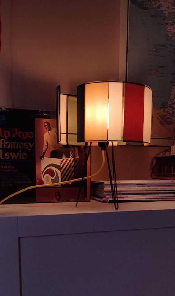 Decorative objects - FALL POP STRIPE LAMP - ZARALOBO