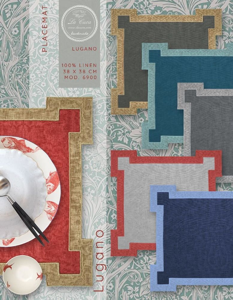 Sets de table - LUGANO NAPPERON EN LIN - LA CUCA