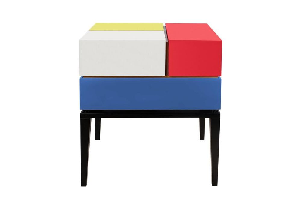 Tables de nuit - Table de chevet Proportion II fabriquée à la main au Portugal par Mala - MALABAR