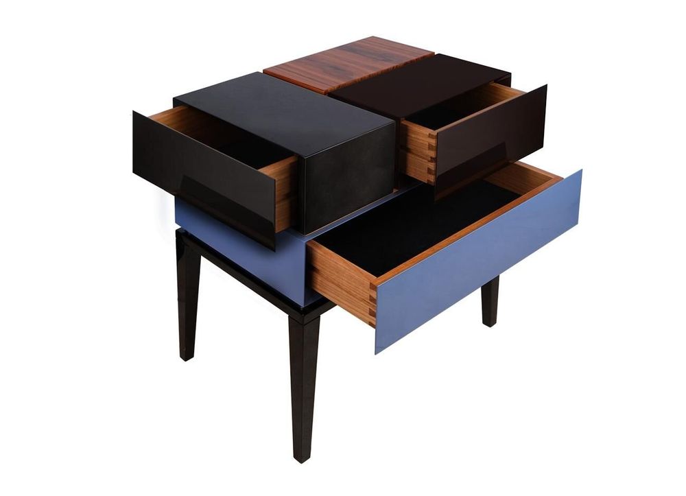 Tables de nuit - Table de chevet Proportion II fabriquée à la main au Portugal par Mala - MALABAR