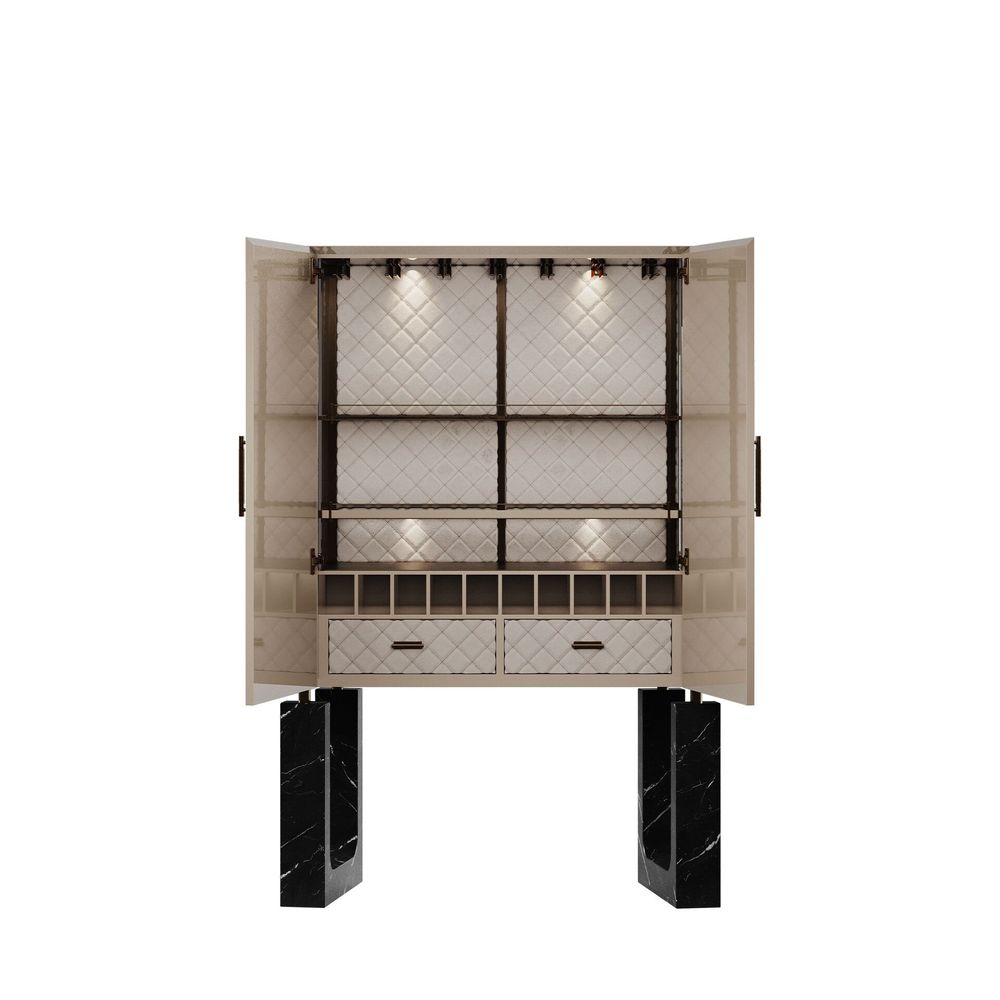 Bibliothèques - Armoire à boissons Lincoln fabriquée au Portugal par Porus Studio - PORUS STUDIO