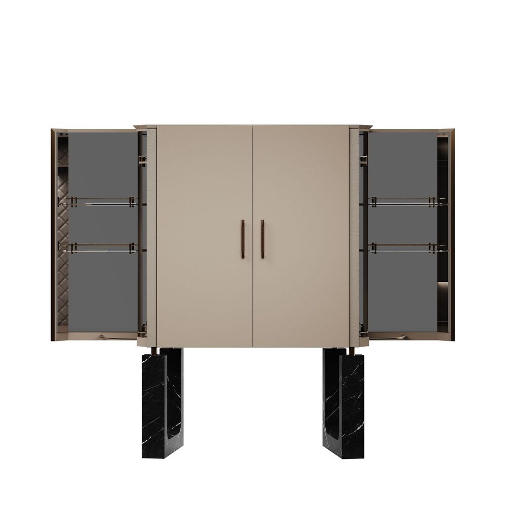 Bibliothèques - Armoire à boissons Lincoln fabriquée au Portugal par Porus Studio - PORUS STUDIO