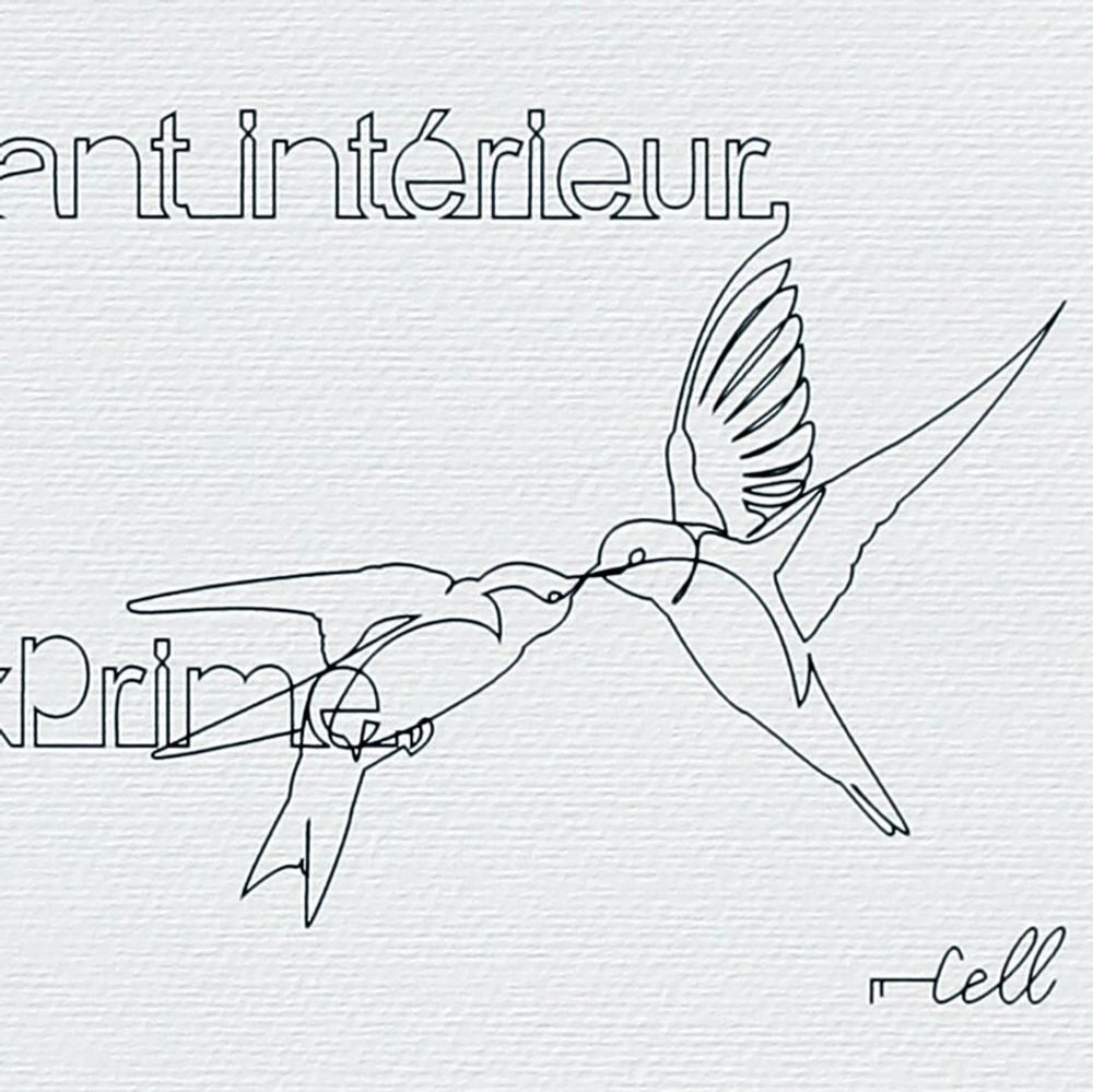 Objets de décoration - Tirage A3 - Illustration minimaliste - COSETTE ET LES LYS