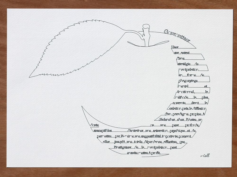 Other wall decoration - A3 print - Minimalist illustration - COSETTE ET LES LYS