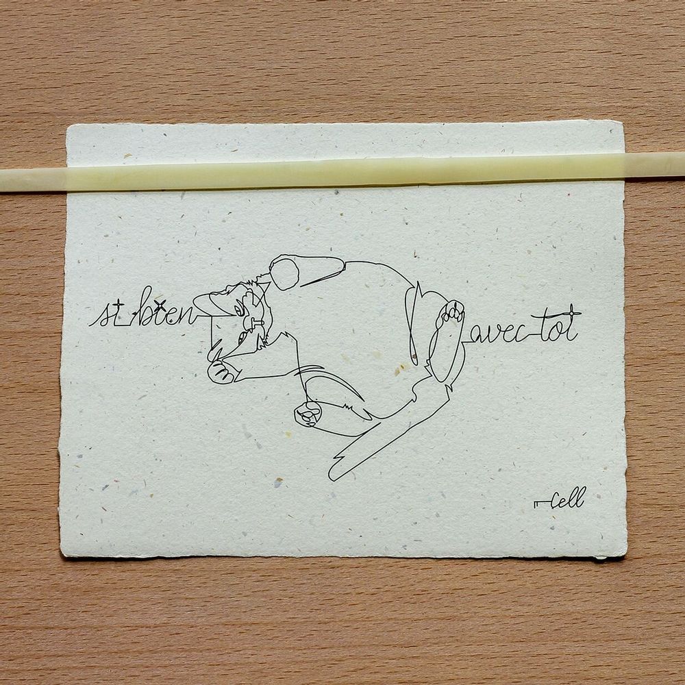 Cadeaux - Carte de correspondance - Illustration minimaliste - COSETTE ET LES LYS