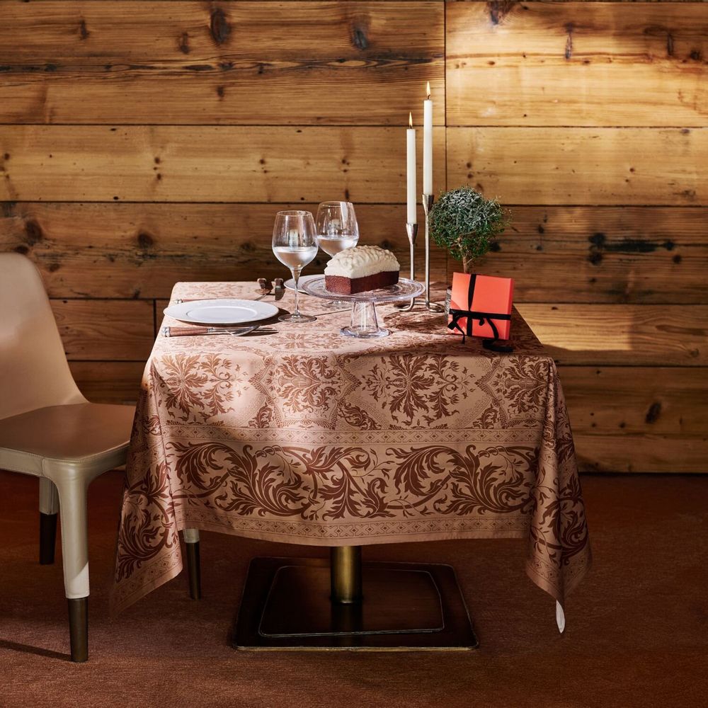 Table linen - Topkapi tablecloth - Mocha - BEAUVILLÉ