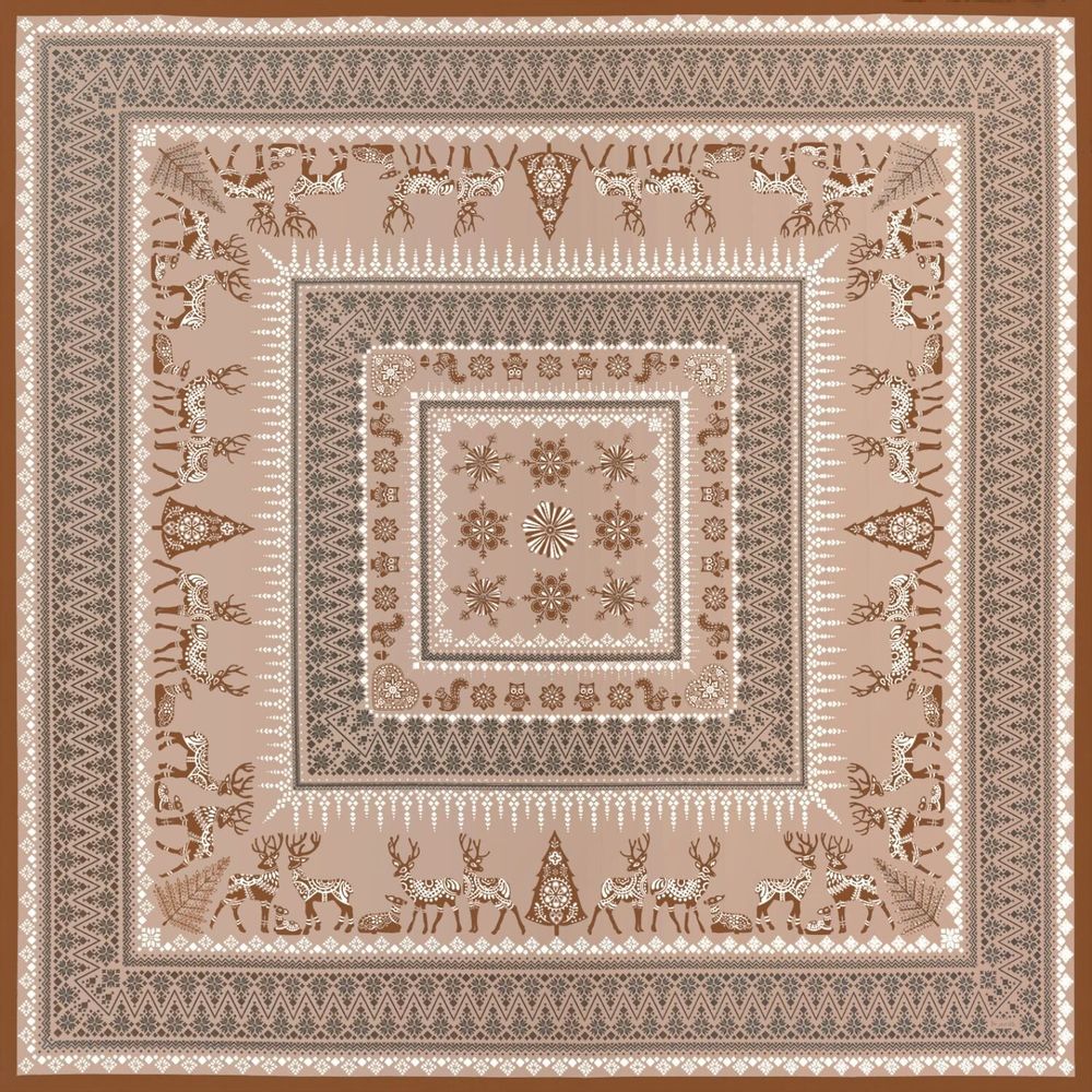 Table linen - Tablecloth - Winter stroll - BEAUVILLÉ