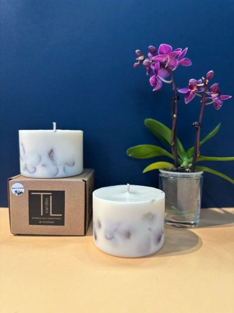 Bougies - Bougie en cire de soja avec orchidée noire - TL CANDLES