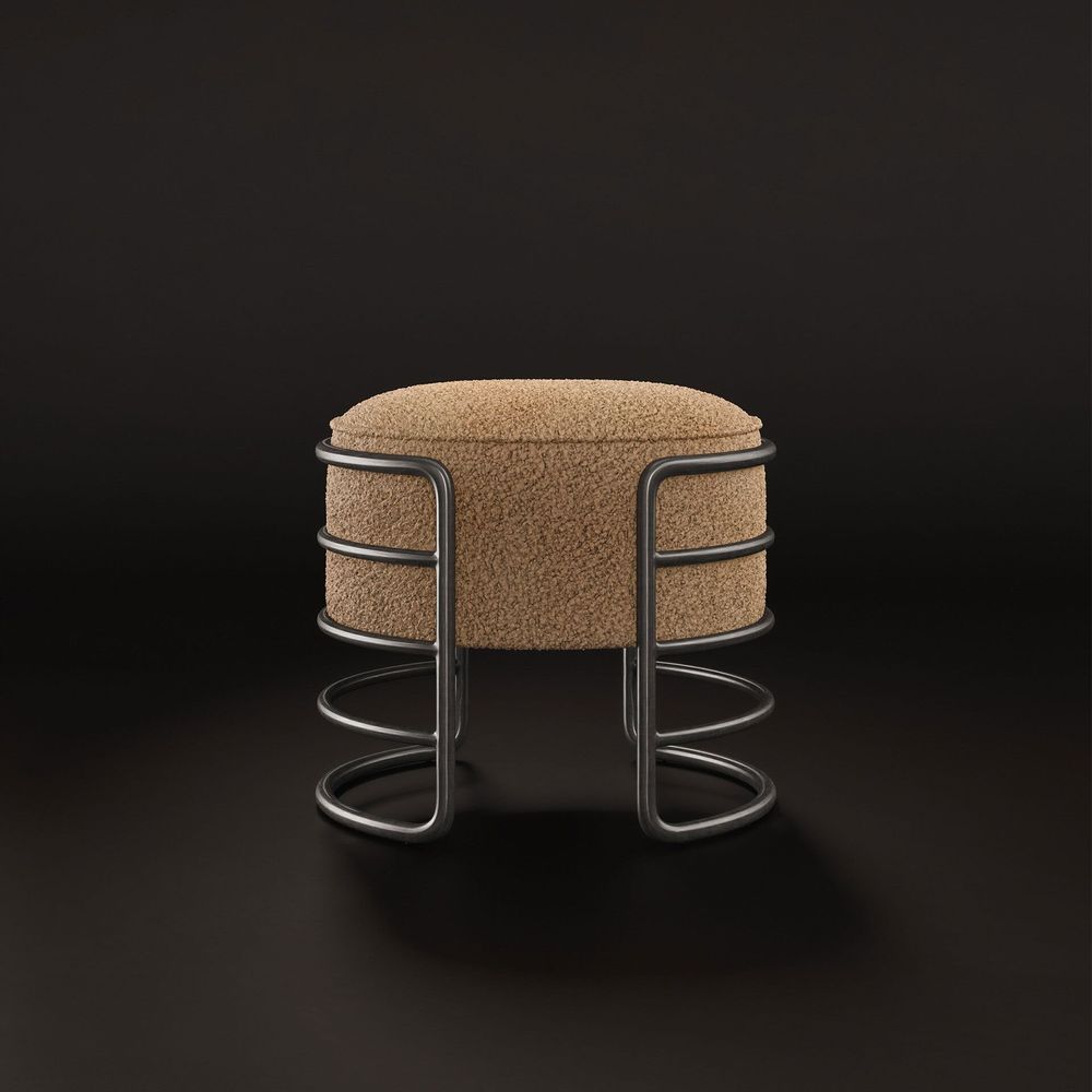 Tabourets - Tabouret Eero fabriqué à la main au Portugal par Porus Studio - PORUS STUDIO