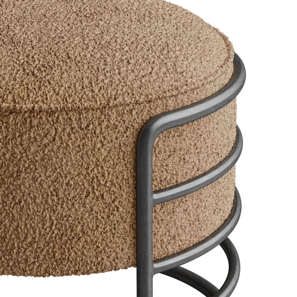 Tabourets - Tabouret Eero fabriqué à la main au Portugal par Porus Studio - PORUS STUDIO