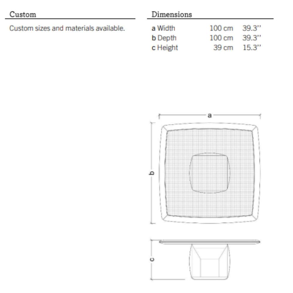 Coffee tables - Bossa Square Coffee Table in Natural Oak - DUISTT
