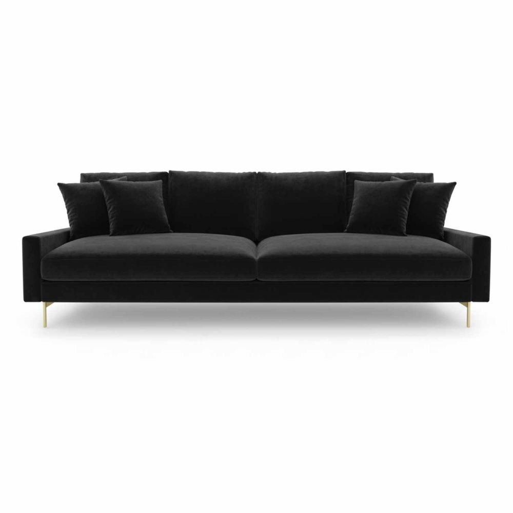 Sofas for hospitalities & contracts - Narciso Black Velvet | Sofa and armchair - CREARTE COLLECTIONS