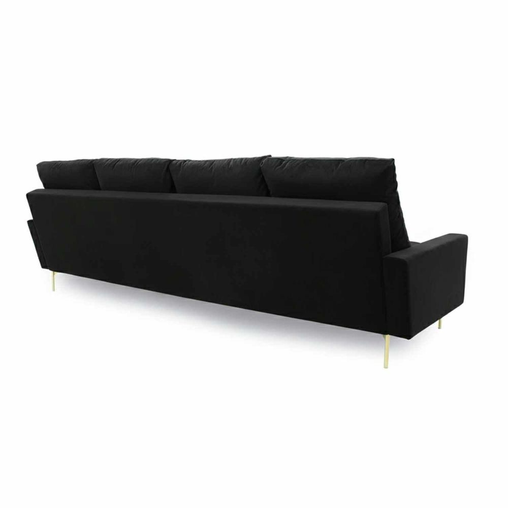 Sofas for hospitalities & contracts - Narciso Black Velvet | Sofa and armchair - CREARTE COLLECTIONS