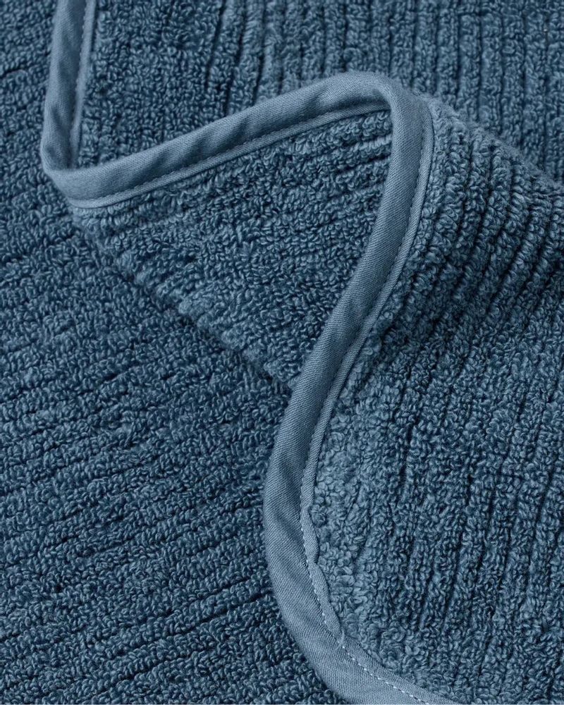 Bain pour enfant - Ribbed Hooded Towel - AZUR