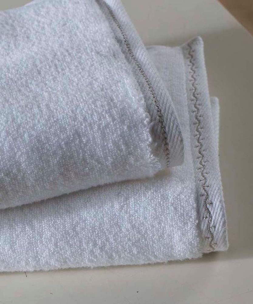Porte-serviettes - Embroidery Towel - AZUR