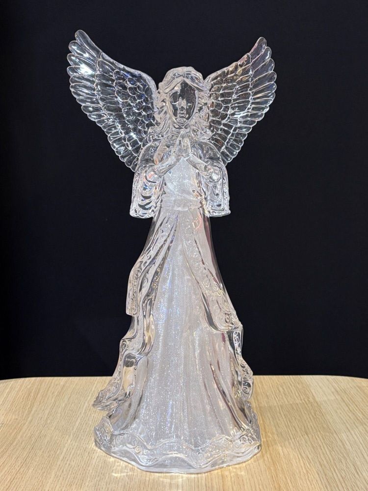 Nativity scenes and santons - LED Light-Up Angel – Pray - BLUE STAR B.V.