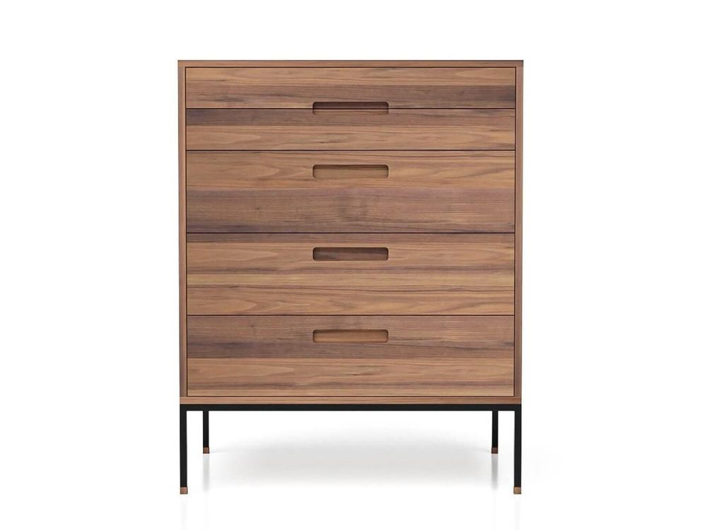 Commodes - Commode sur mesure modèle Cosmopol. 5 tiroirs - JL STUDIO