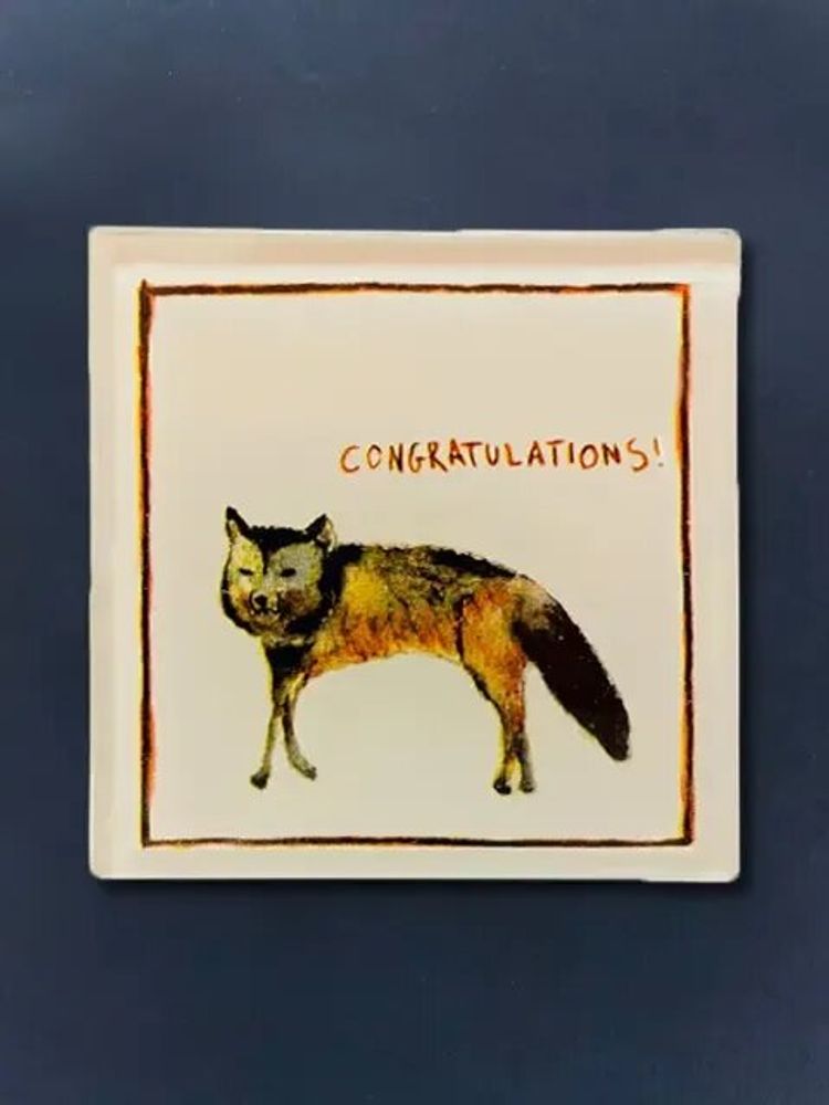 Decorative objects - Sick dog I'm proud of you decorative magnet - CARNEOL GLASS