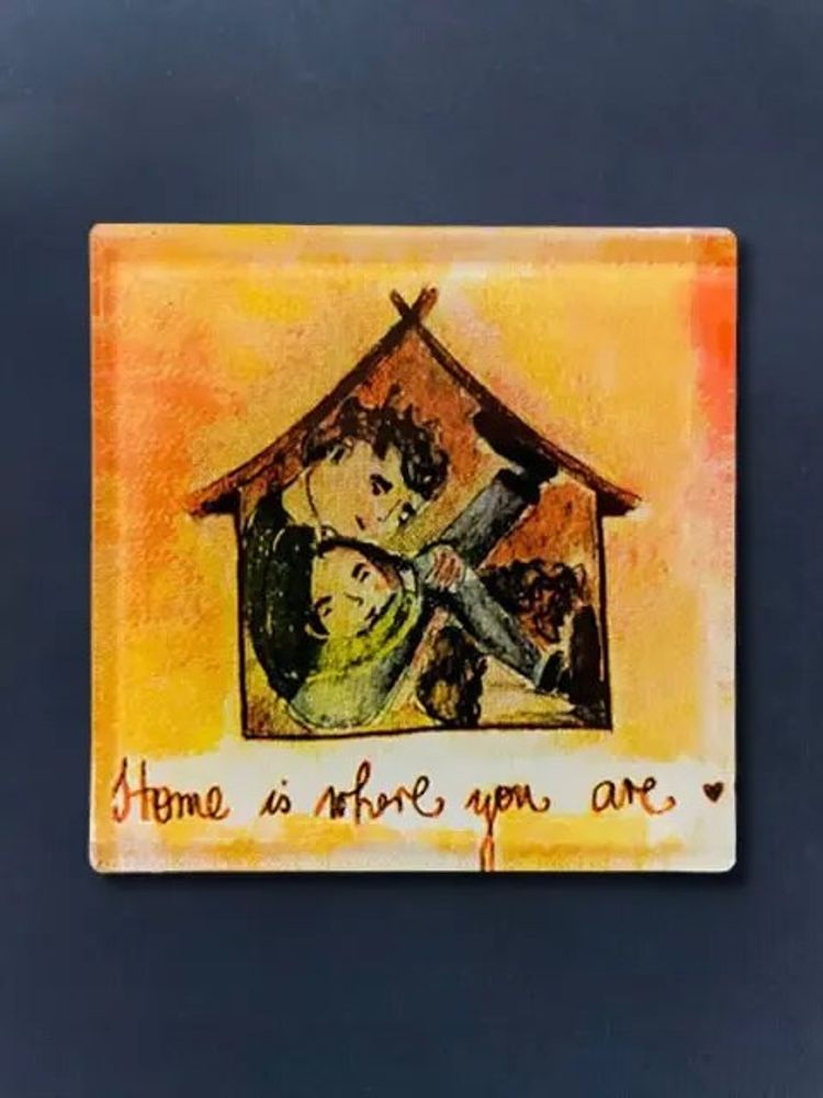 Decorative objects - Refrigerator magnet for the homeless - CARNEOL GLASS