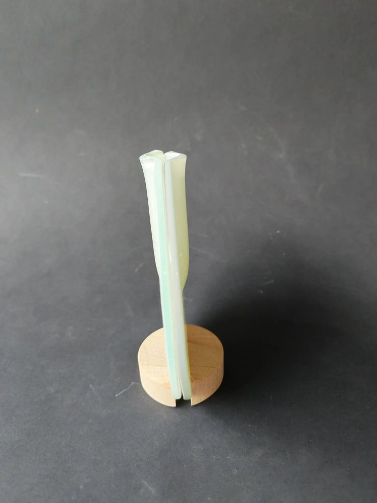 Vases - Vase rond de couleur blanche 13 cm - CARNEOL GLASS