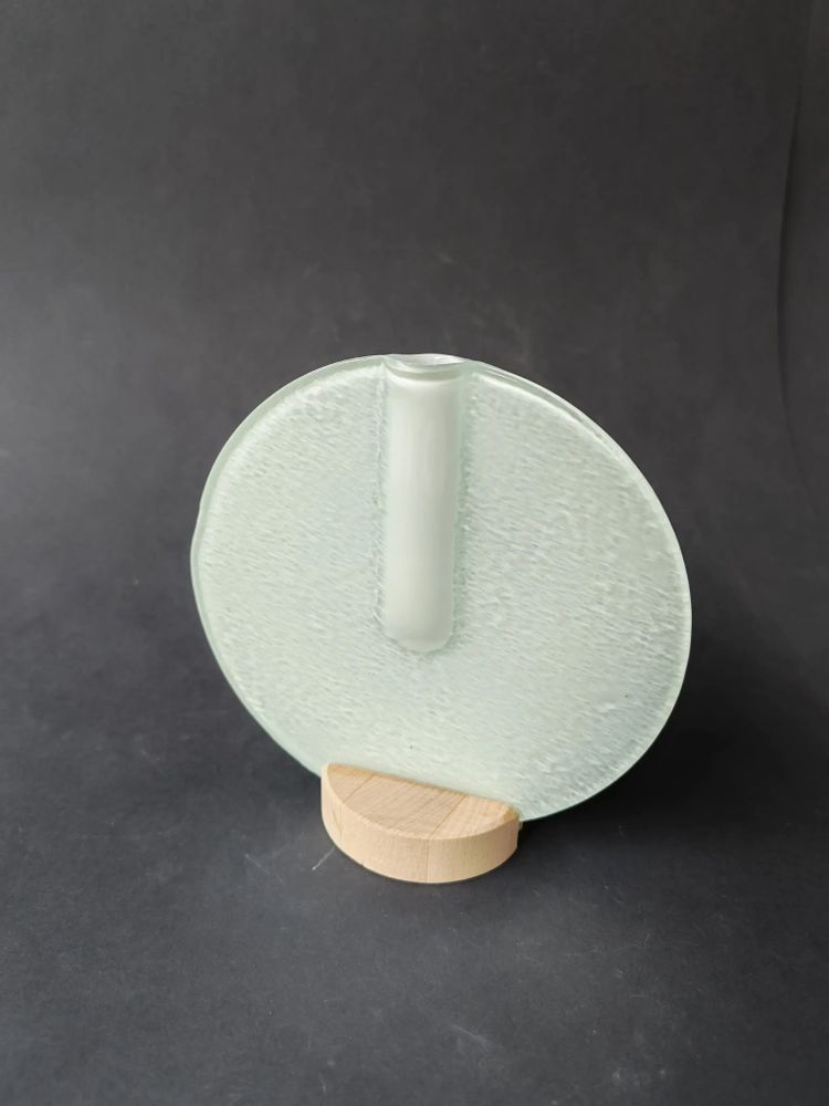 Vases - Vase rond de couleur blanche 13 cm - CARNEOL GLASS