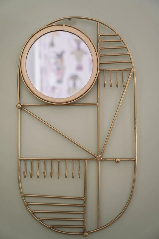 Other wall decoration - The Do I Look Pretty Wall Hanger - Brass - BAZAR BIZAR LIVING