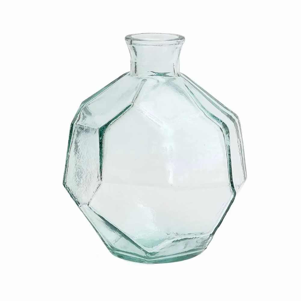 Vases - The Round Origami Vase - Blue - BAZAR BIZAR LIVING