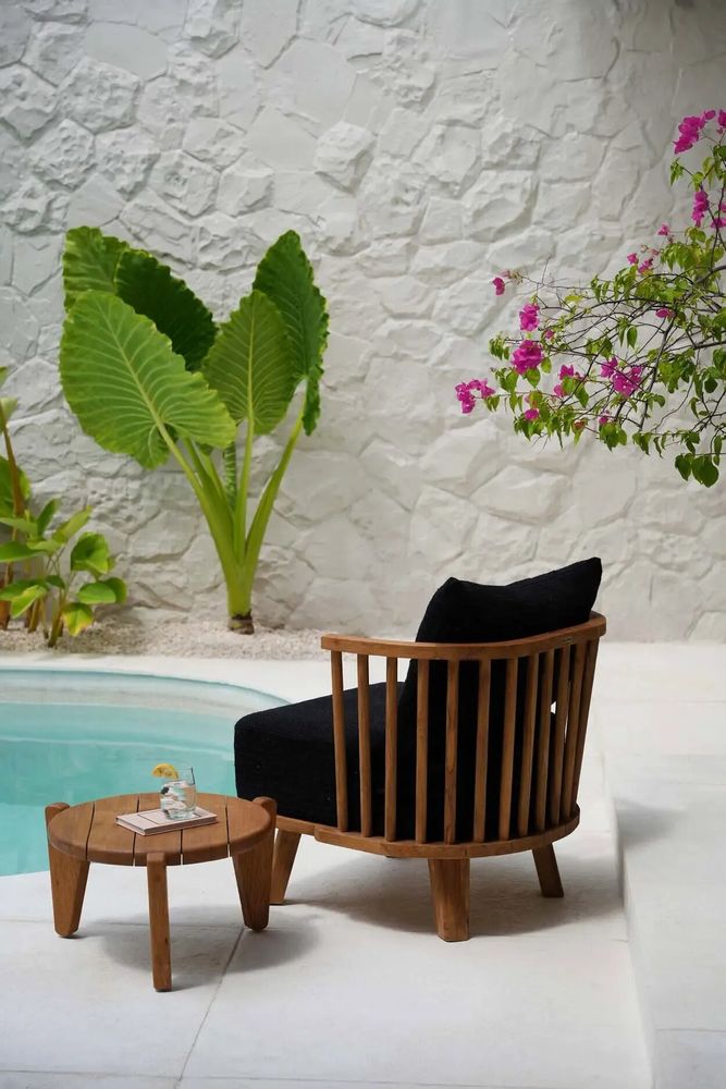 Armchairs - The Malawi One Seater - Natural Black - BAZAR BIZAR LIVING