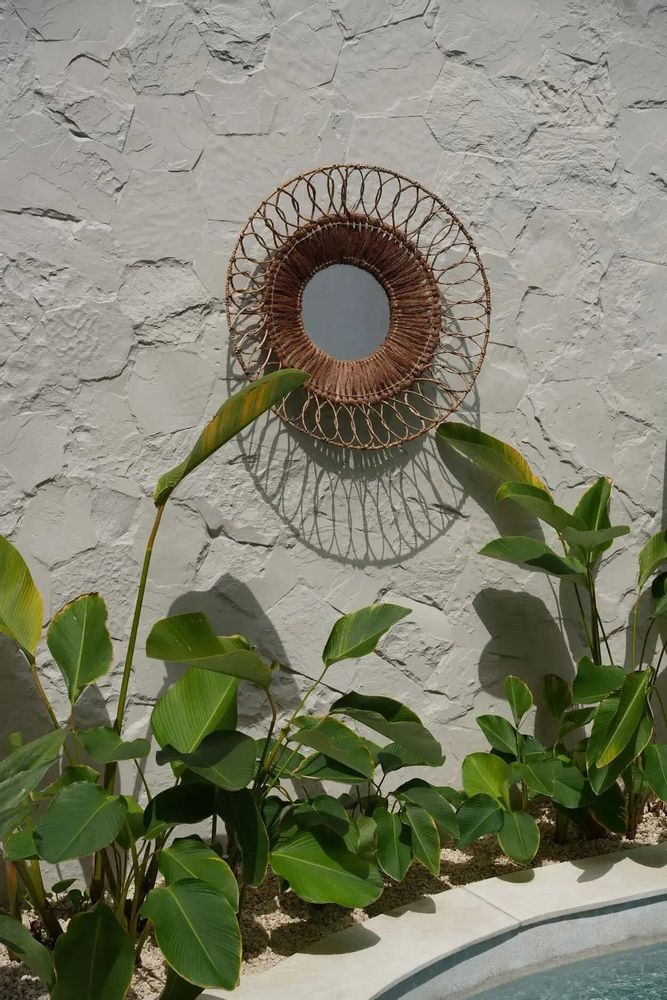 Mirrors - The Montezuma Mirror - Natural - BAZAR BIZAR LIVING