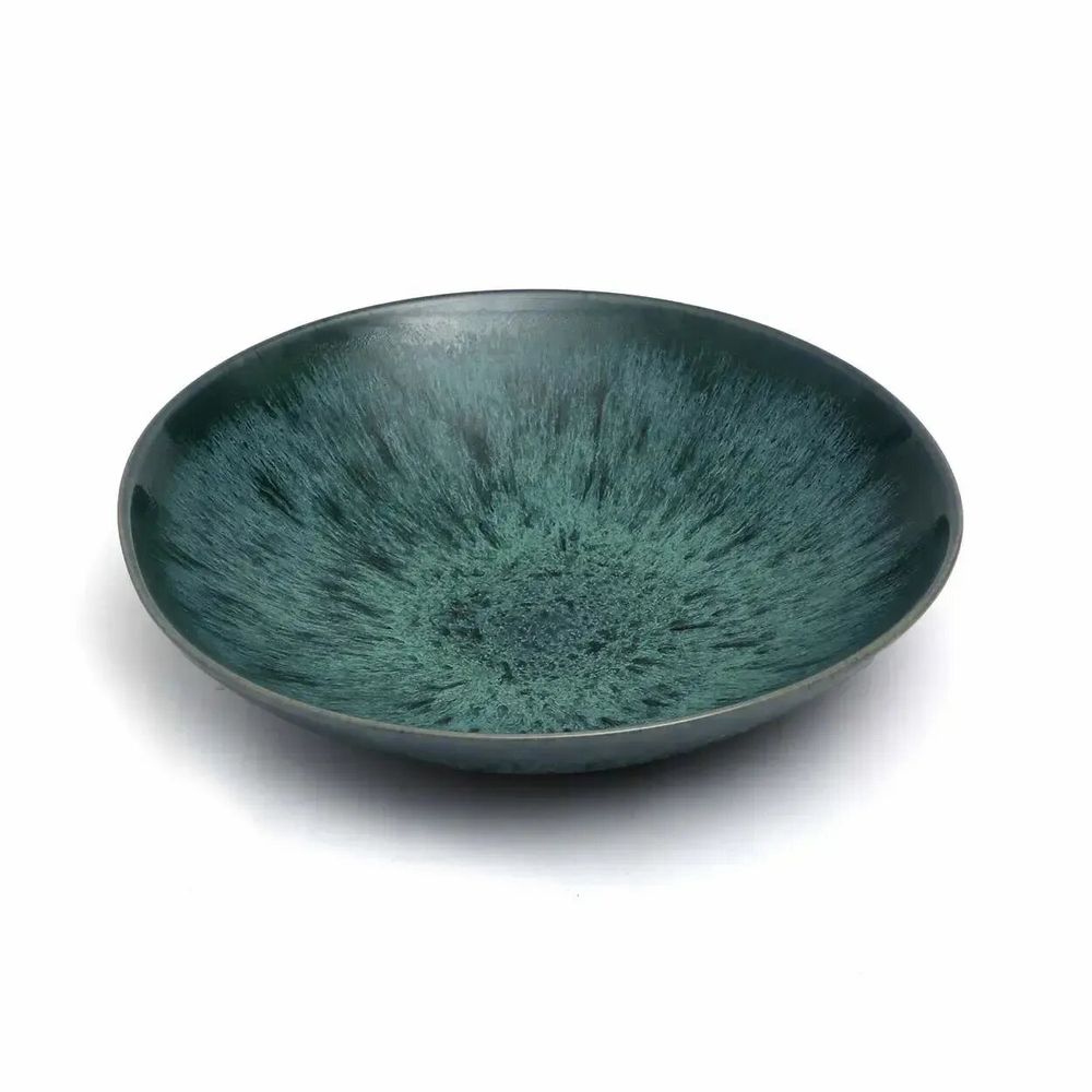 Everyday plates - The Aqua Pasta Plate - Set of 4 - BAZAR BIZAR LIVING