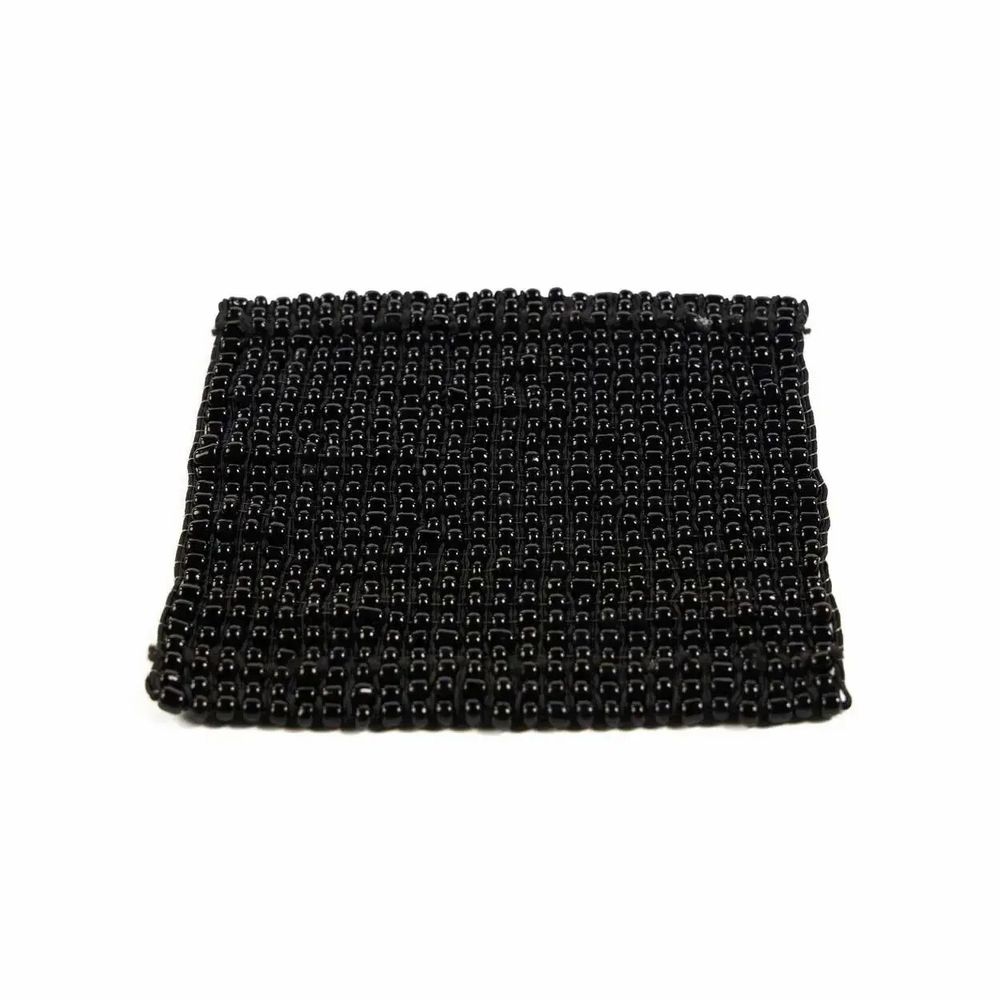 Glass - The Perles Coaster - Black - BAZAR BIZAR LIVING