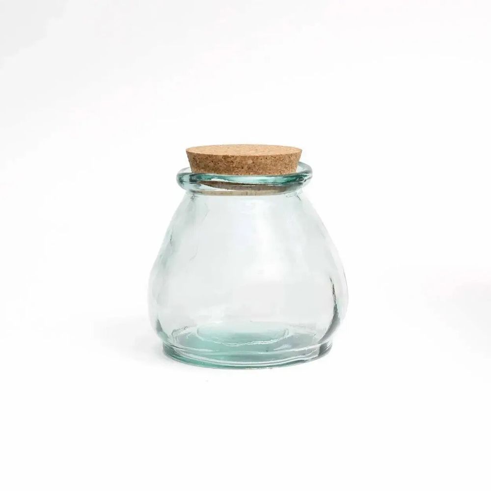 Verres - Le Pot en Verre Belly - Bleu - S - BAZAR BIZAR LIVING