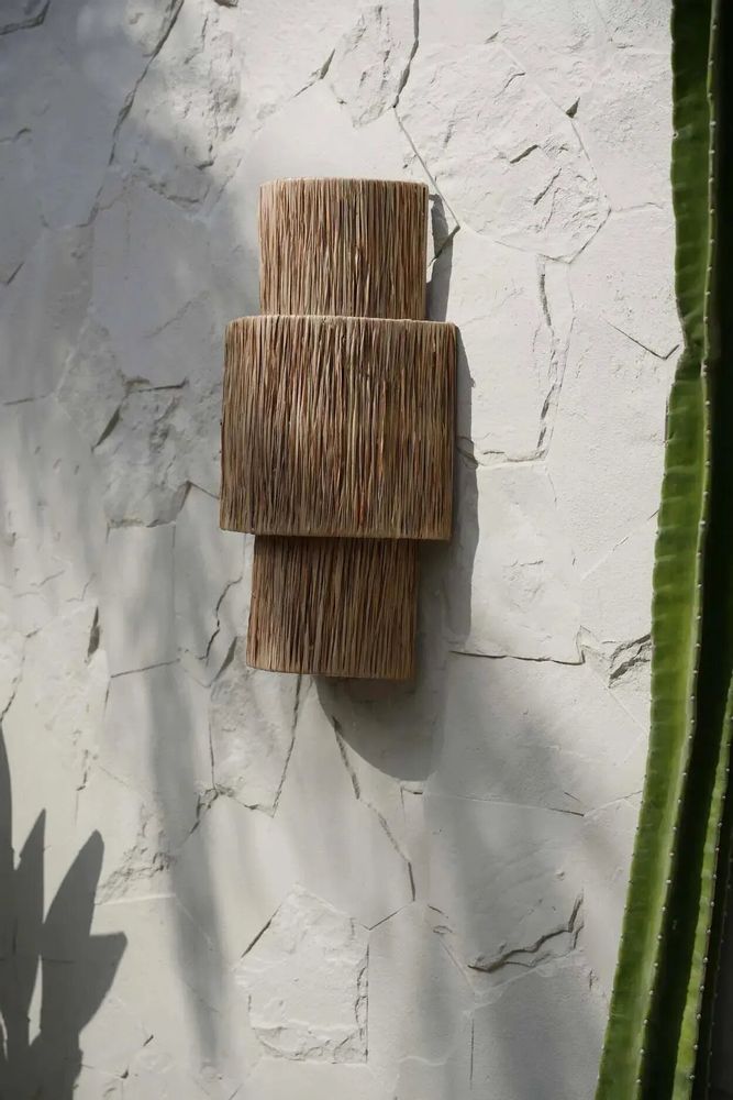 Wall lamps - The Ohana Wall Applique - Natural - BAZAR BIZAR LIVING
